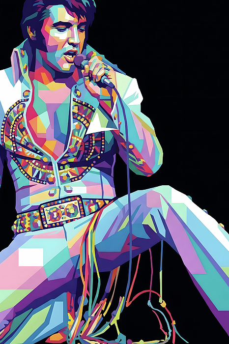 Elvis Presley #12 Jigsaw Puzzle by N Design - Wonder Puzzles