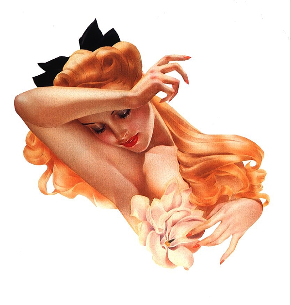 Sweet Dreams By Alberto Vargas Vintage Pinup Art Jigsaw Puzzle by