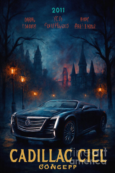 2011 Cadillac Ciel Concept Jigsaw Puzzle by Ola Kunde - Wonderland