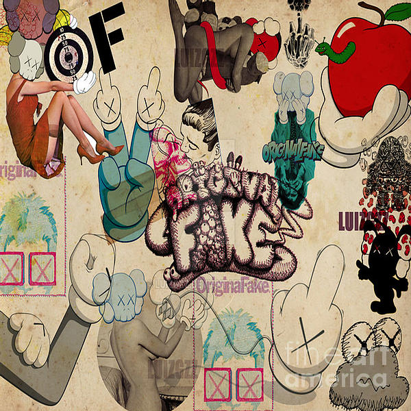 kaws パズル Kaws Art Style #9 Jigsaw Puzzle by Kaws - PX Puzzles