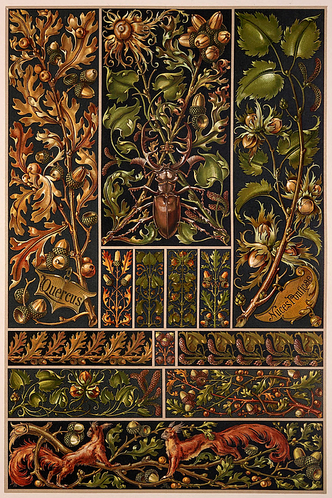 アールヌーボー トレイ 銀杏の木 錫 ピューターArt Nouveau/K050 art-nouveau-motifs-and-design-