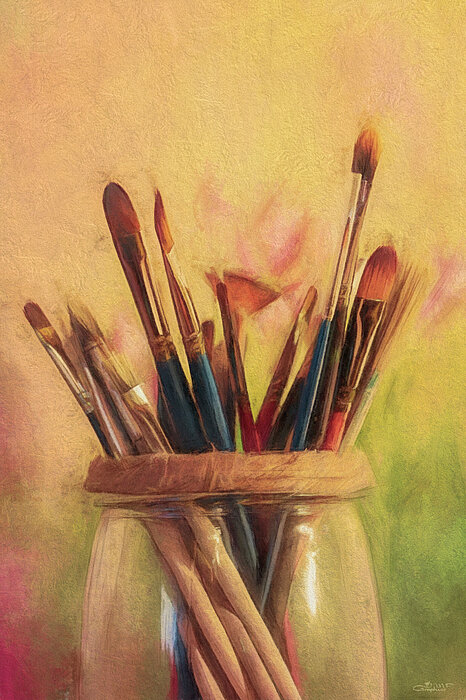 Paintbrushes (still Life) Art for Sale