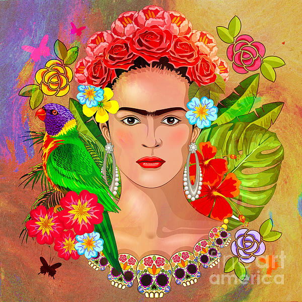 Frida Kahlo painting Jigsaw Puzzle by Mark Ashkenazi - PX Puzzles