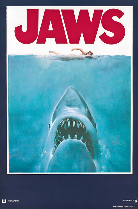 Jaws - 1975 Jigsaw Puzzle by Movie Poster - Wonderland Puzzles
