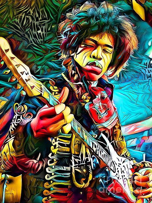 Jimi Hendrix Psychedelic 60s Acid Trip 20201230 Weekender Tote Bag