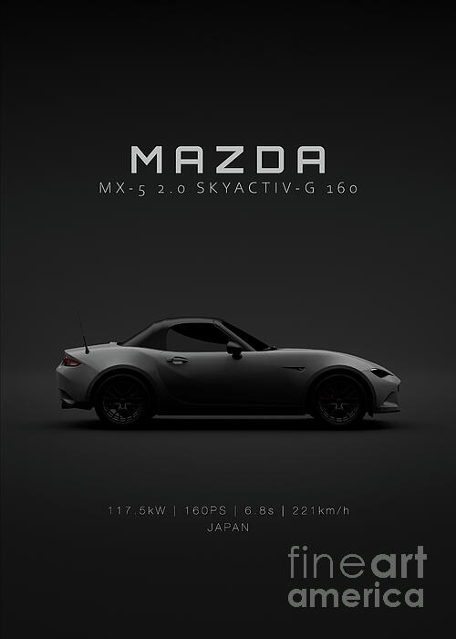 Mazda MX-5 ND - Specs Jigsaw Puzzle by Mihai Maxim - Wonder Puzzles