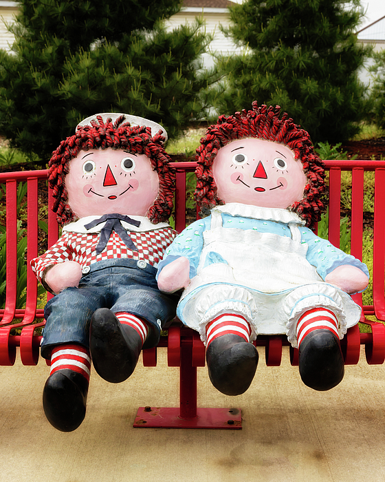 Raggedy Ann and Andy - Arcola, Illinois Ornament by Susan Rissi