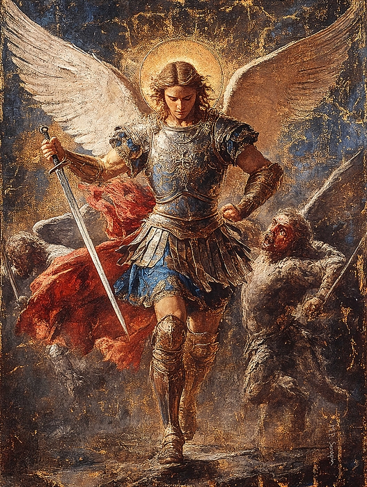Right Hand of God - Saint Michael the Archangel - Catholic Fine