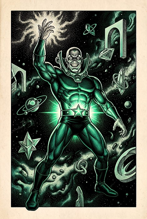 Stardust the Super Wizard - Golden Age Comic Sci-Fi Jigsaw Puzzle by ...