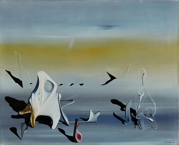Surreal Abstract LandscapeYves Tanguy 3 Jigsaw Puzzle by Yves