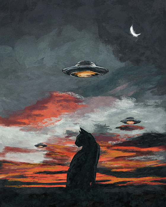 UFO Invasion Painting Jigsaw Puzzle by Avik Paul - PX Puzzles