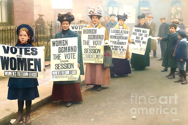 Womens Suffrage Votes For Women In The 1920s Colorized Restored and ...