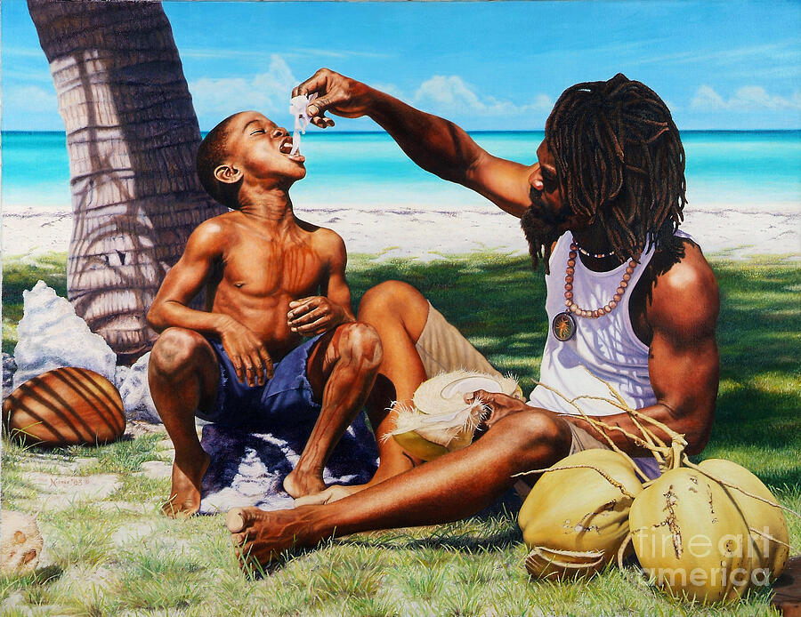 Generations Caring Sharing Painting by Nicole Minnis