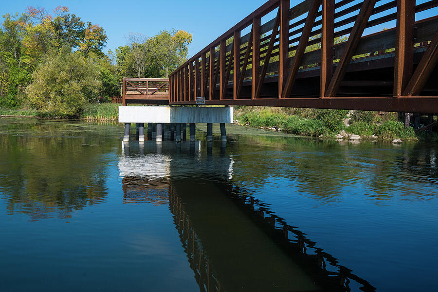 Lower Yahara River Trail 3- Madison - Wisconsin #1 Photograph by Steven Ralser