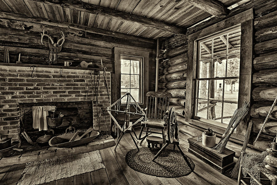 Pioneer House in the Pinellas County Heritage Village, Florida #1 Photograph by Miroslav Liska