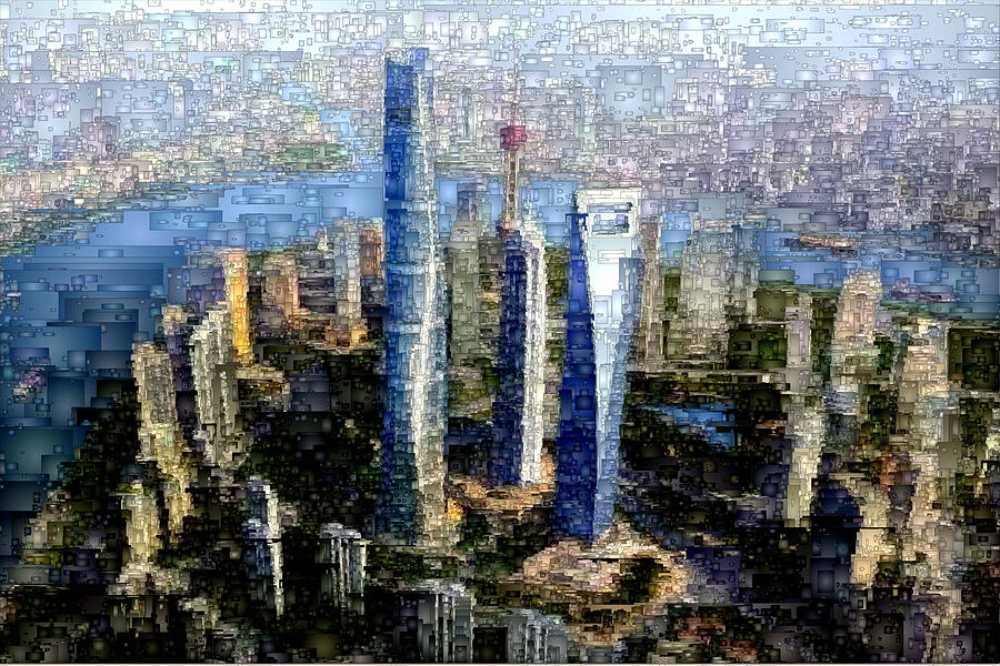 Shanghai, China #1 Digital Art by Rafael Salazar