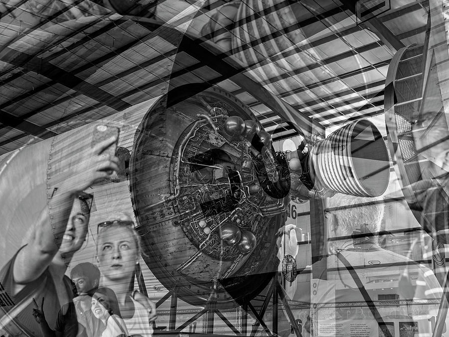 The Tourists - Houston Space Center NASA #2 Photograph by Shankar Adiseshan
