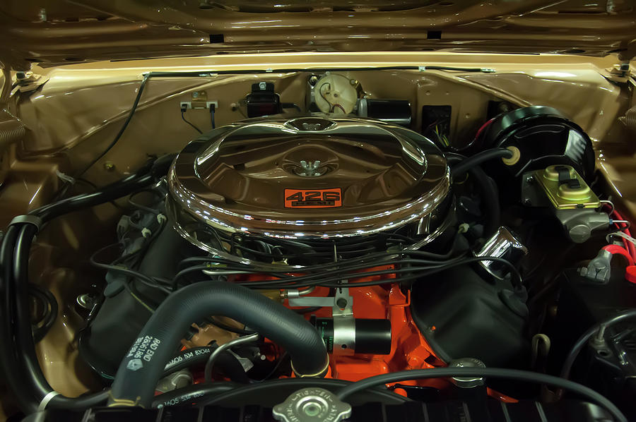 Plymouth 426 Hemi motor #1 Photograph by Flees Photos