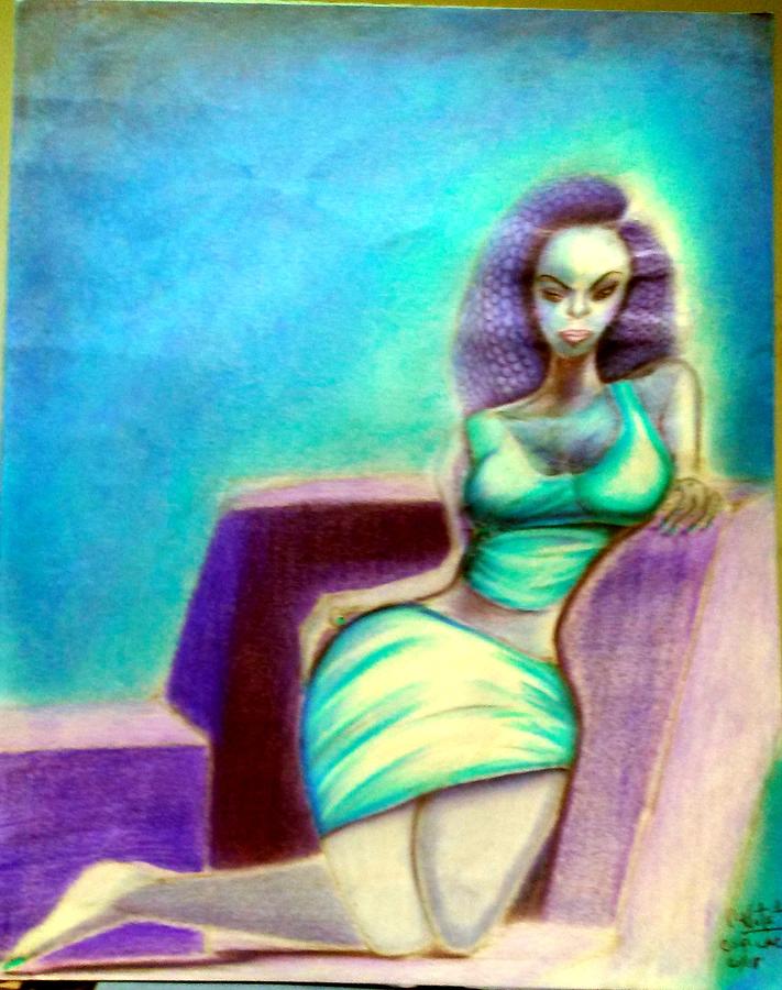 Untitled  #2 Drawing by Donald Cnote Hooker