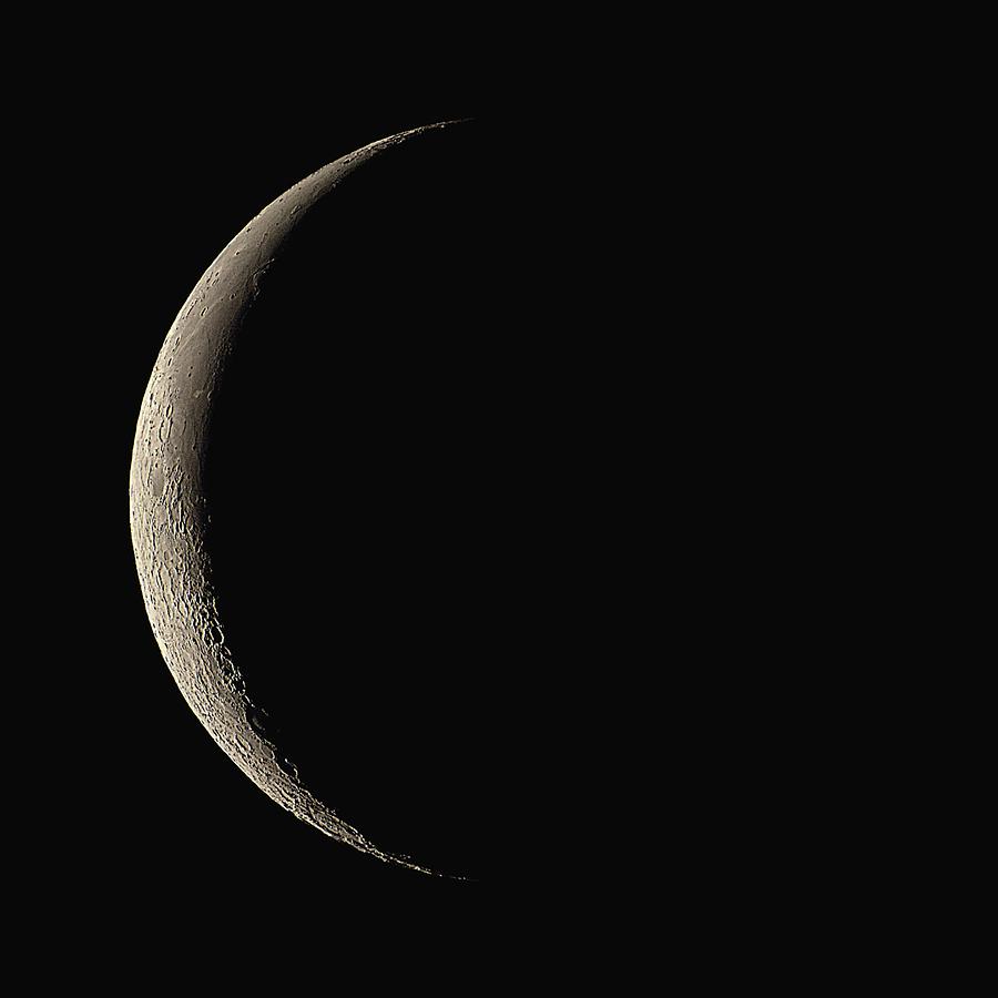 Waning Crescent Moon #2 by Eckhard Slawik / Science Photo Library