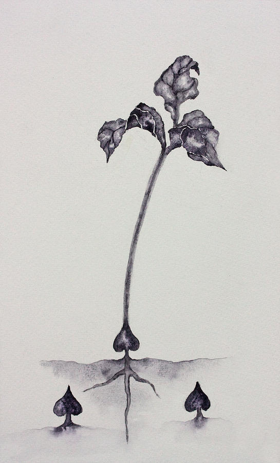 3 of Spades Painting by Srishti Wilhelm