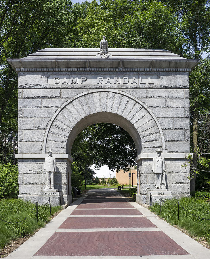Camp Randall Memorial Arch - Madison Photograph by Steven Ralser