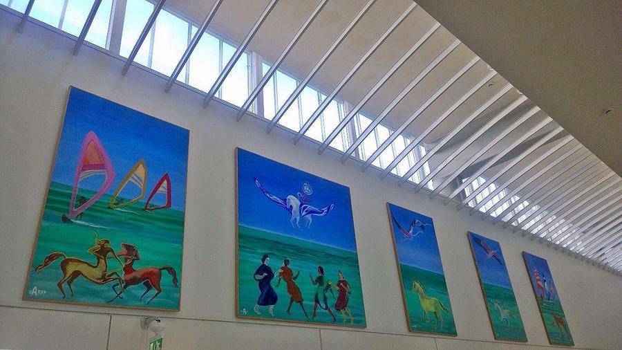 Sons of the Sun #5 Painting by Enrico Garff