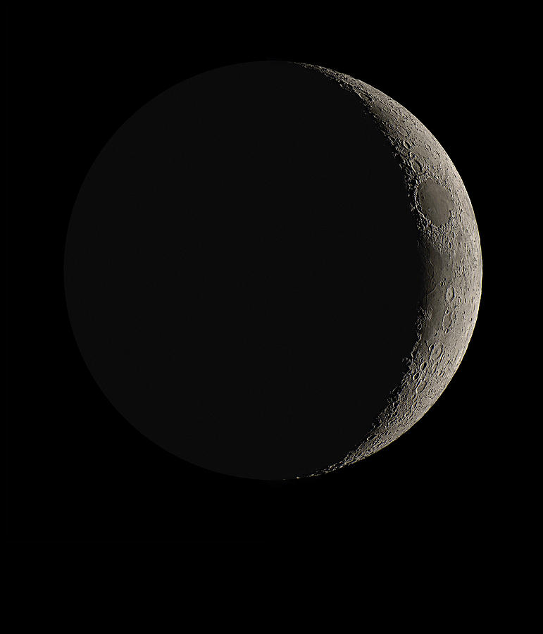 Waxing Crescent Moon #6 by Eckhard Slawik / Science Photo Library