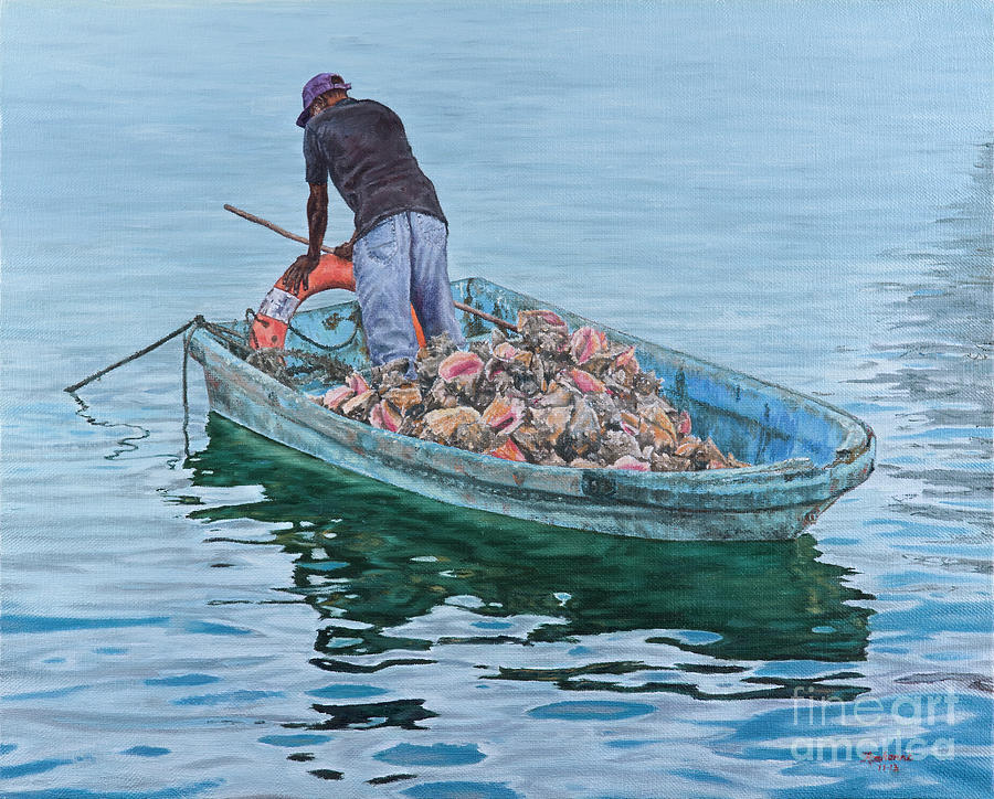 Afternoon Repose Painting by Roshanne Minnis-Eyma