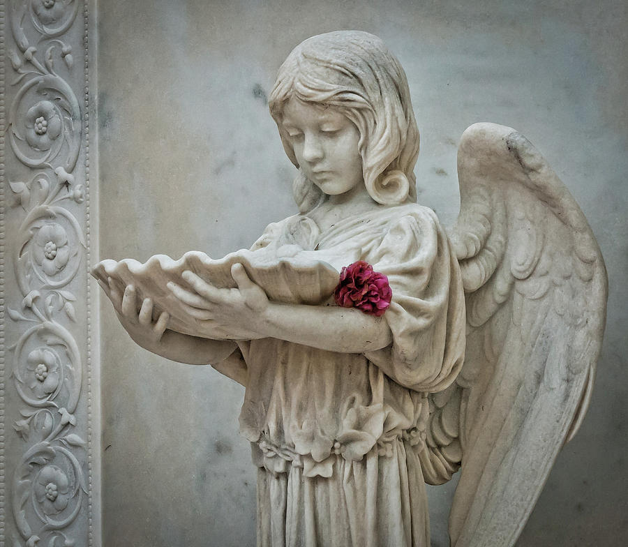 Angel in the Garden Photograph by Marshall Hurley
