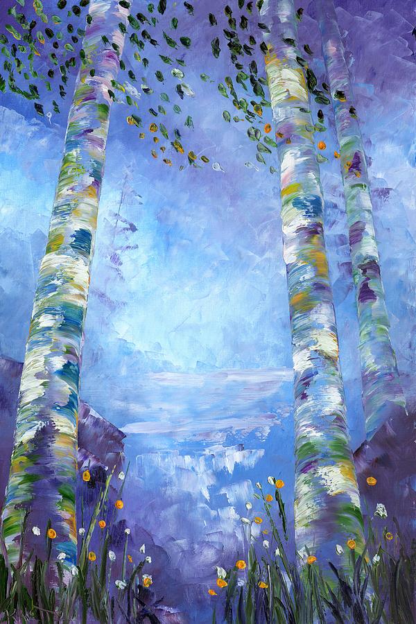 Aspen Refresh Painting by Raette Meredith