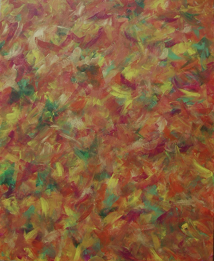 Autumn Leaves Painting by Ellen Eschwege