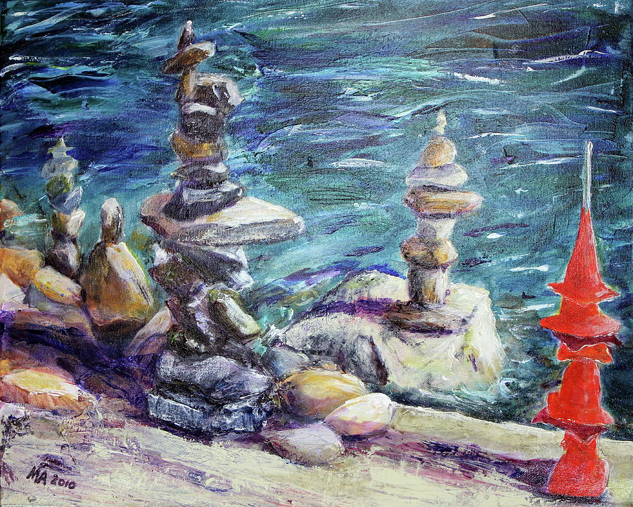 Balancing Act Painting by Madeleine Arnett