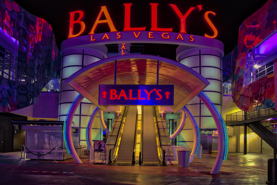 Entrance to Bally's Las Vegas Photograph - Ballys Hotel Las Vegas by Susan Candelario