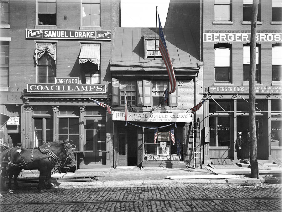 Betsy Ross House -  Birthplace of Old Glory Photograph by Richard Reeve