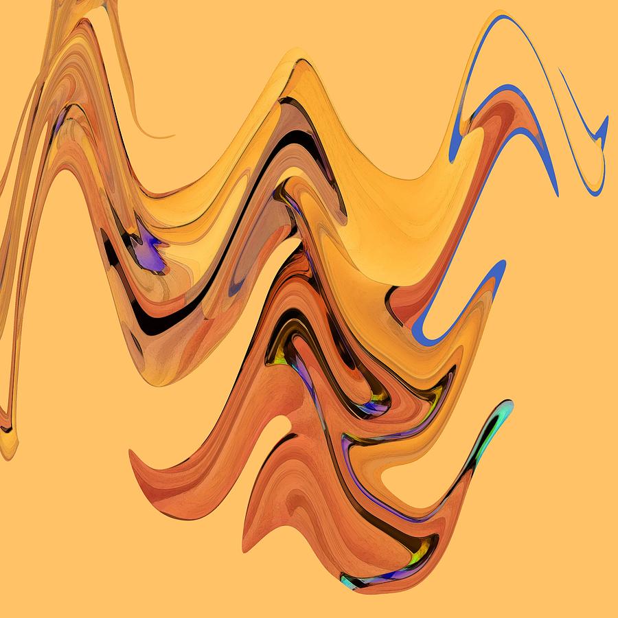 Birds of Paradise Improvisation Digital Art by Gina Harrison