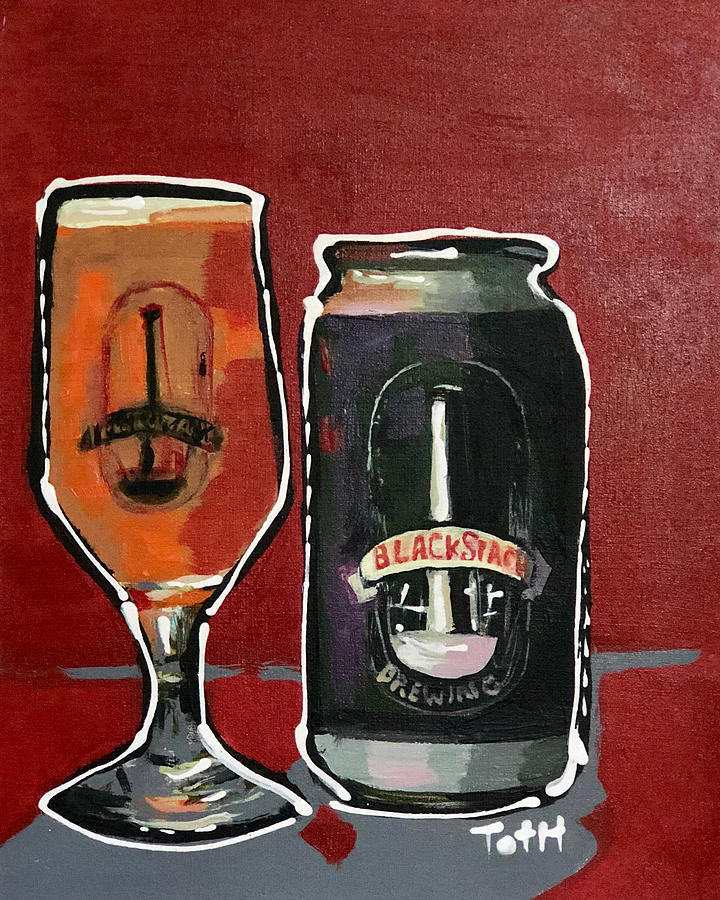 BlackStack Painting by Laura Toth