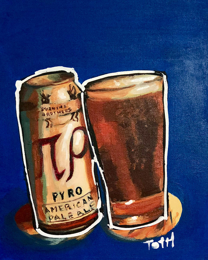 Burning Brothers Painting by Laura Toth