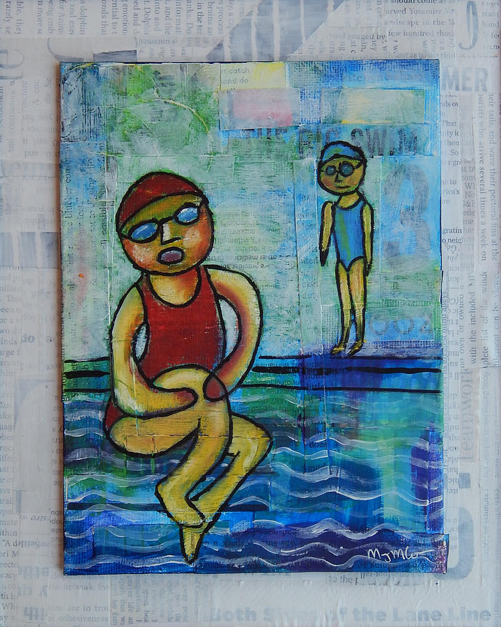 Cannonball Mixed Media by Mary Conner