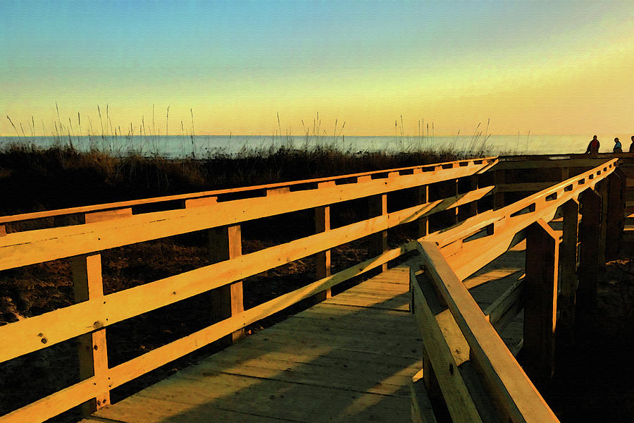 Caswell Sunset Digital Art by Gina Harrison