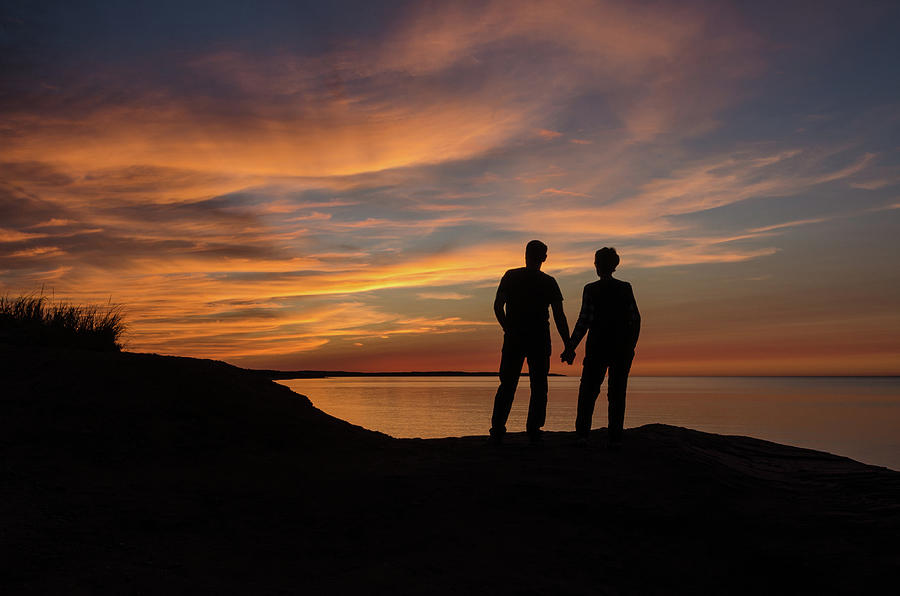 Cavendish Sunset Photograph by Douglas Wielfaert