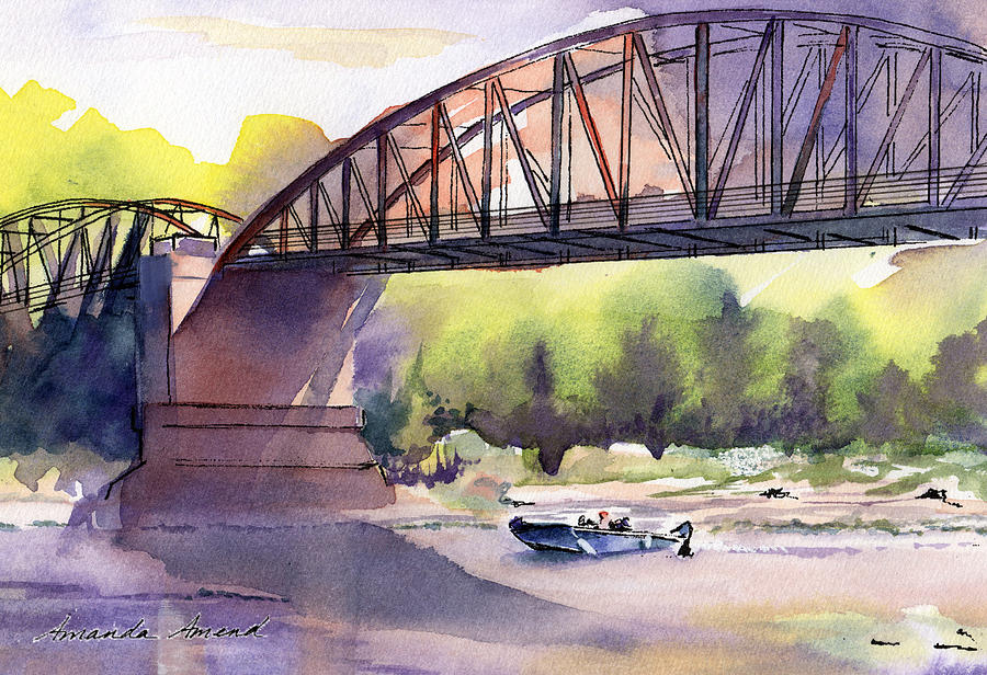 Charlies Rainbows Painting by Amanda Amend