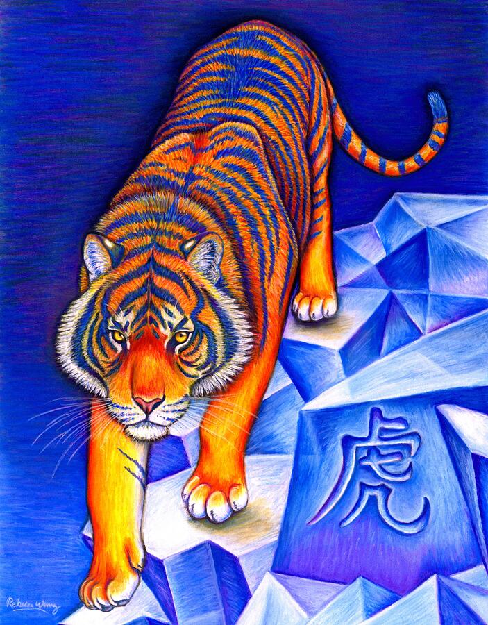 Chinese Zodiac - Year of the Tiger by Rebecca Wang