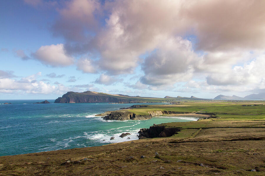 Clogher Strand and Ceann Sibeal on Irelands Wild Atlantic Way Coastline Photograph by Mark Callanan