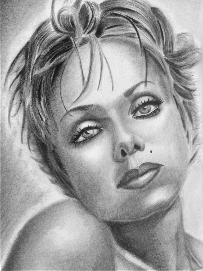 Colored Girl In Grey Digital Art by Donald C-Note Hooker