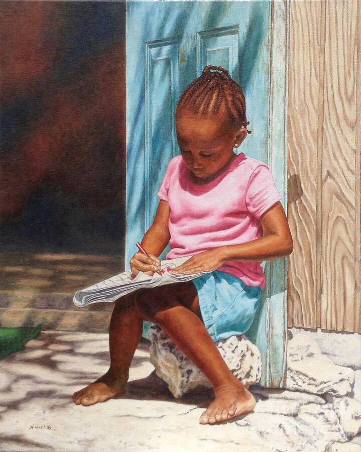 Colouring Painting by Nicole Minnis