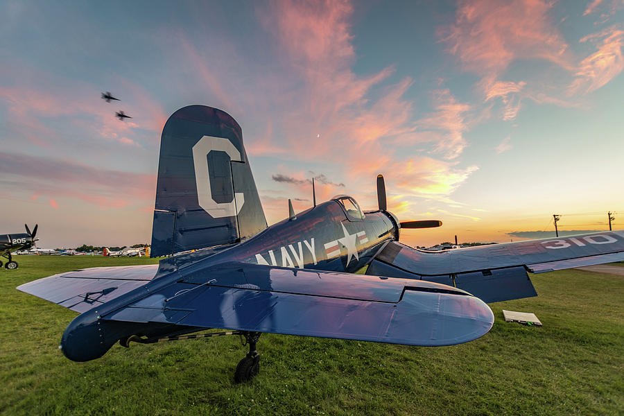 Corsair Sunset Photograph by David Hart