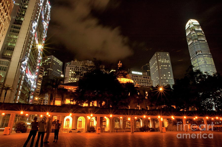 Courtyard in Hong Kong Photograph by Sami Sarkis Photography