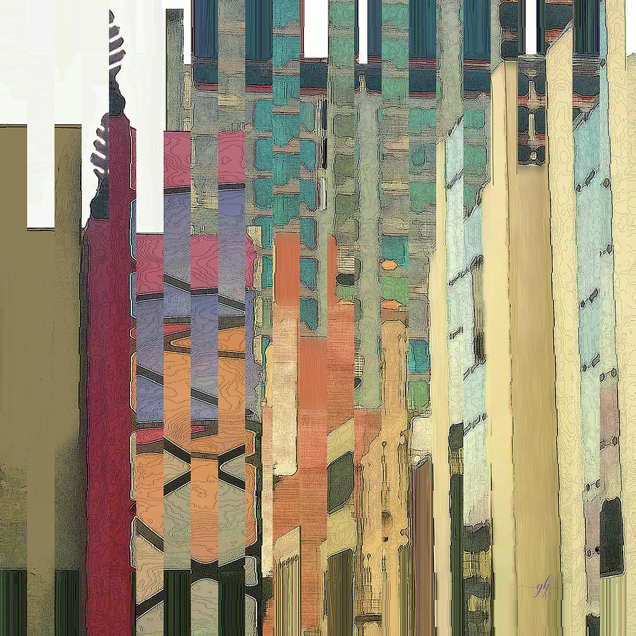 Crenellations Digital Art by Gina Harrison