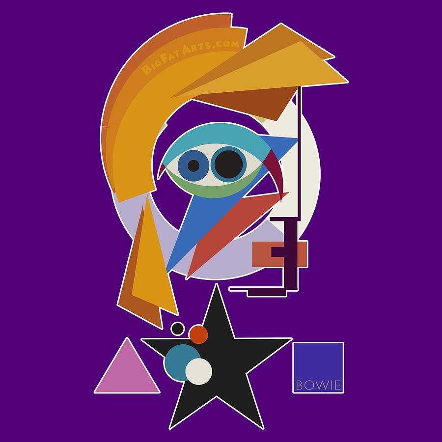 David Bauhaus Ziggy Digital Art by BFA Prints